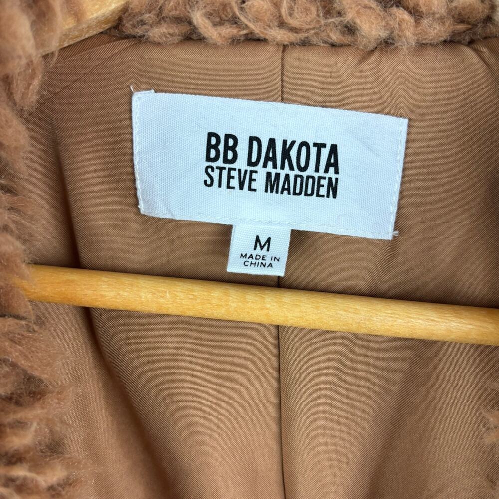 BB Dakota x Steve Madden Faux Fur Coat — “What’s the Fuzz About” Oversized M - Picture 4 of 9